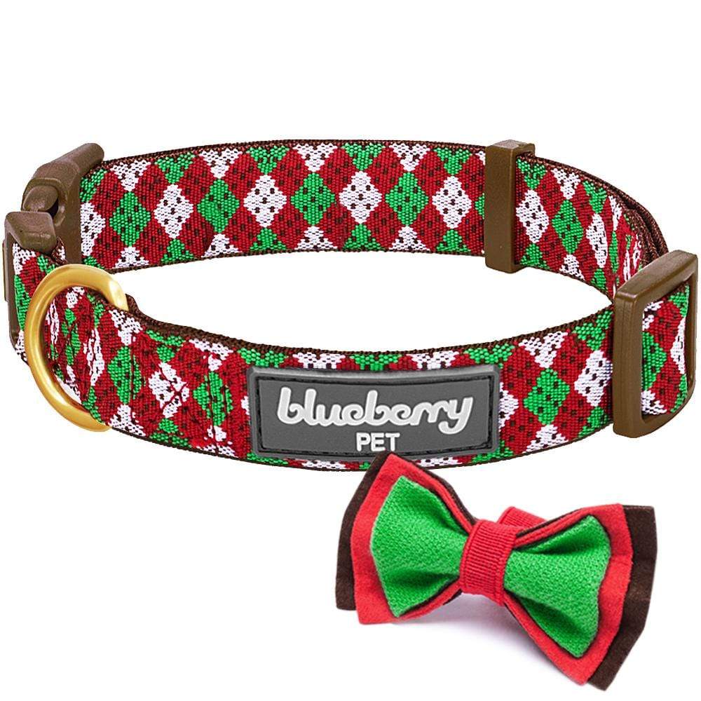 Blueberry Pet Timeless Dog Collar with Bow Tie