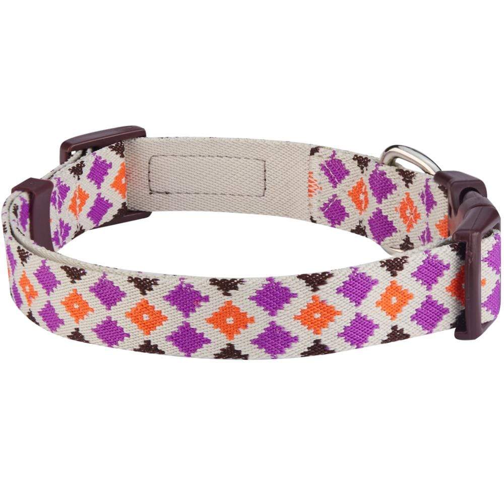 Shops geometric dog collar