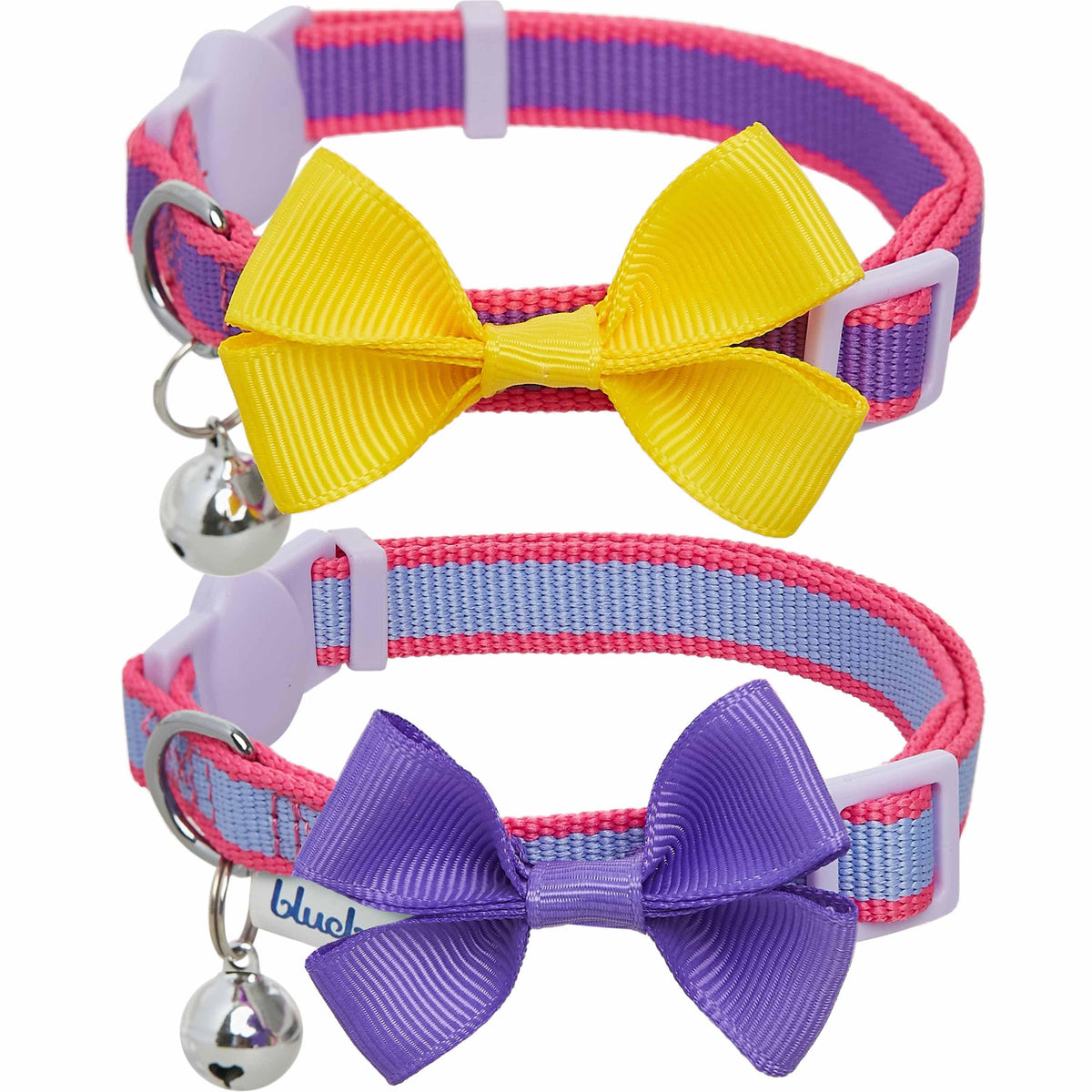 Wild Love- Pink Cat Collar with Safety Elastic Band