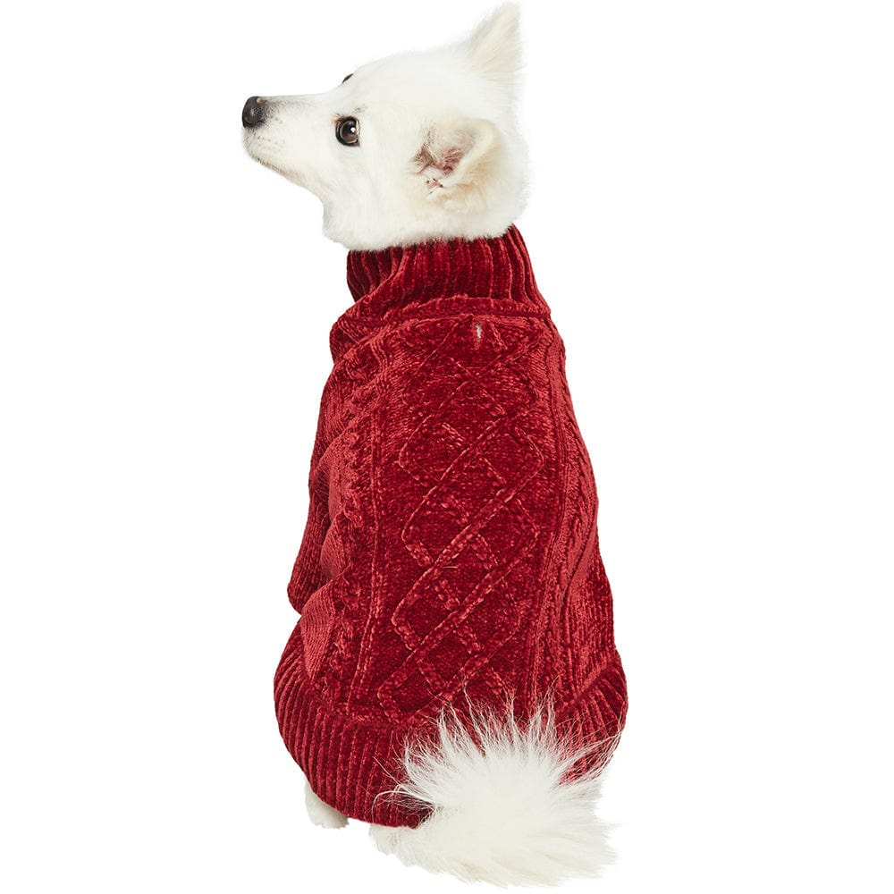 Dog Sweater DOGS & CATS & CO. Cozy Dreams Dog Sweater True Red / 10"