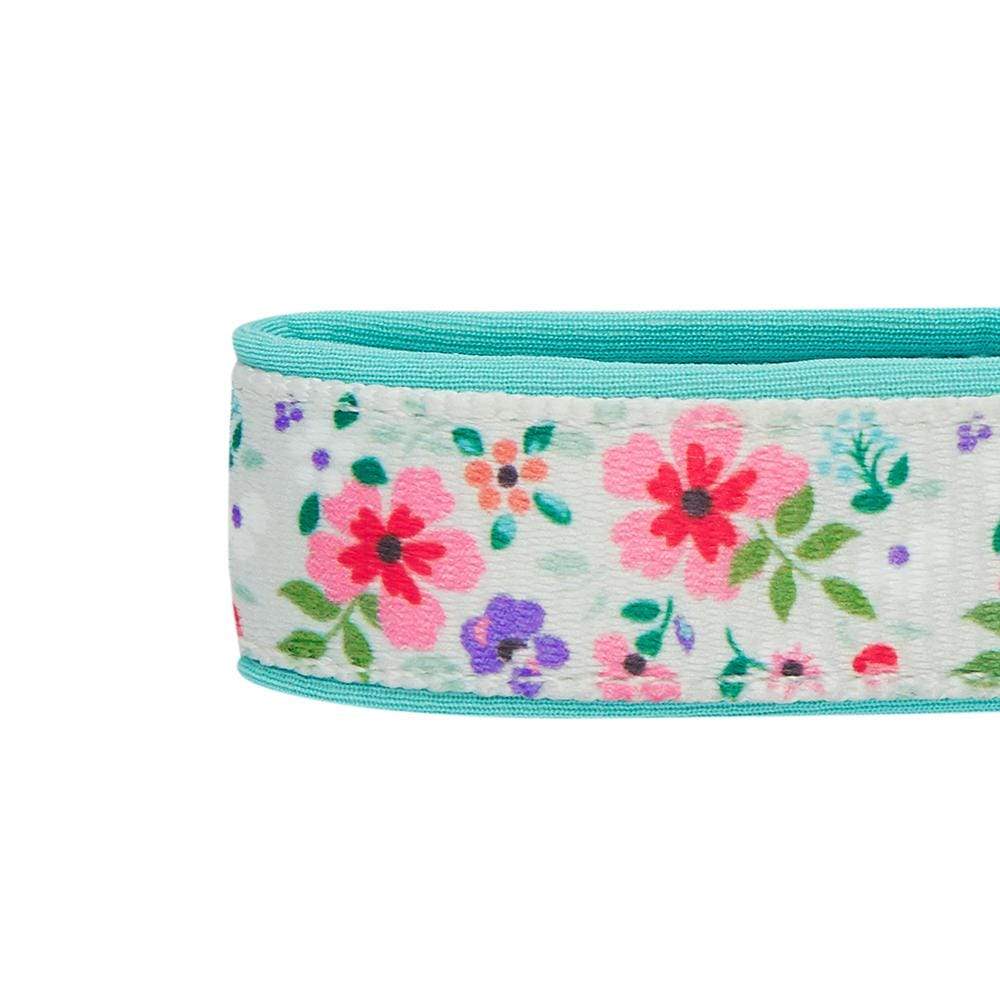 Blueberry pet floral prints dog collar best sale