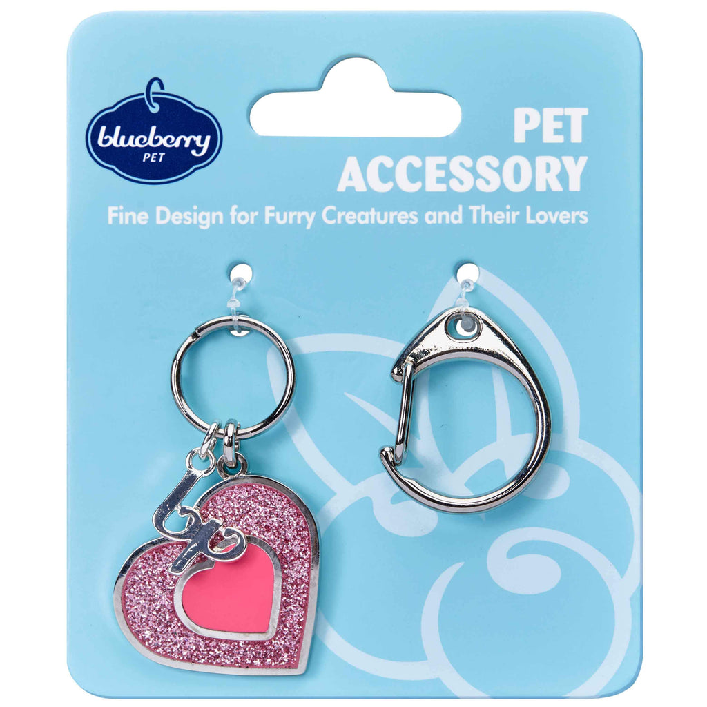 Dog Tag Tags Id Dogs Collar Holder Clip Pet For Engraved Name Ring