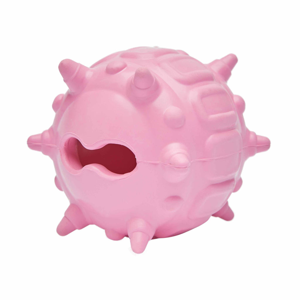 Blueberry Pet Spiky Ball Dog Chew Toy and Treat Dispenser