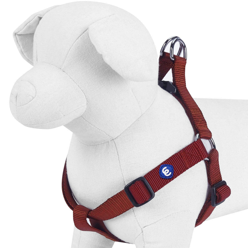 Step in Dog Harness Durable Nylon Adjustable Solid Color Harness for Puppy Small Medium Large Boy Girl Pets Blueberry Pet