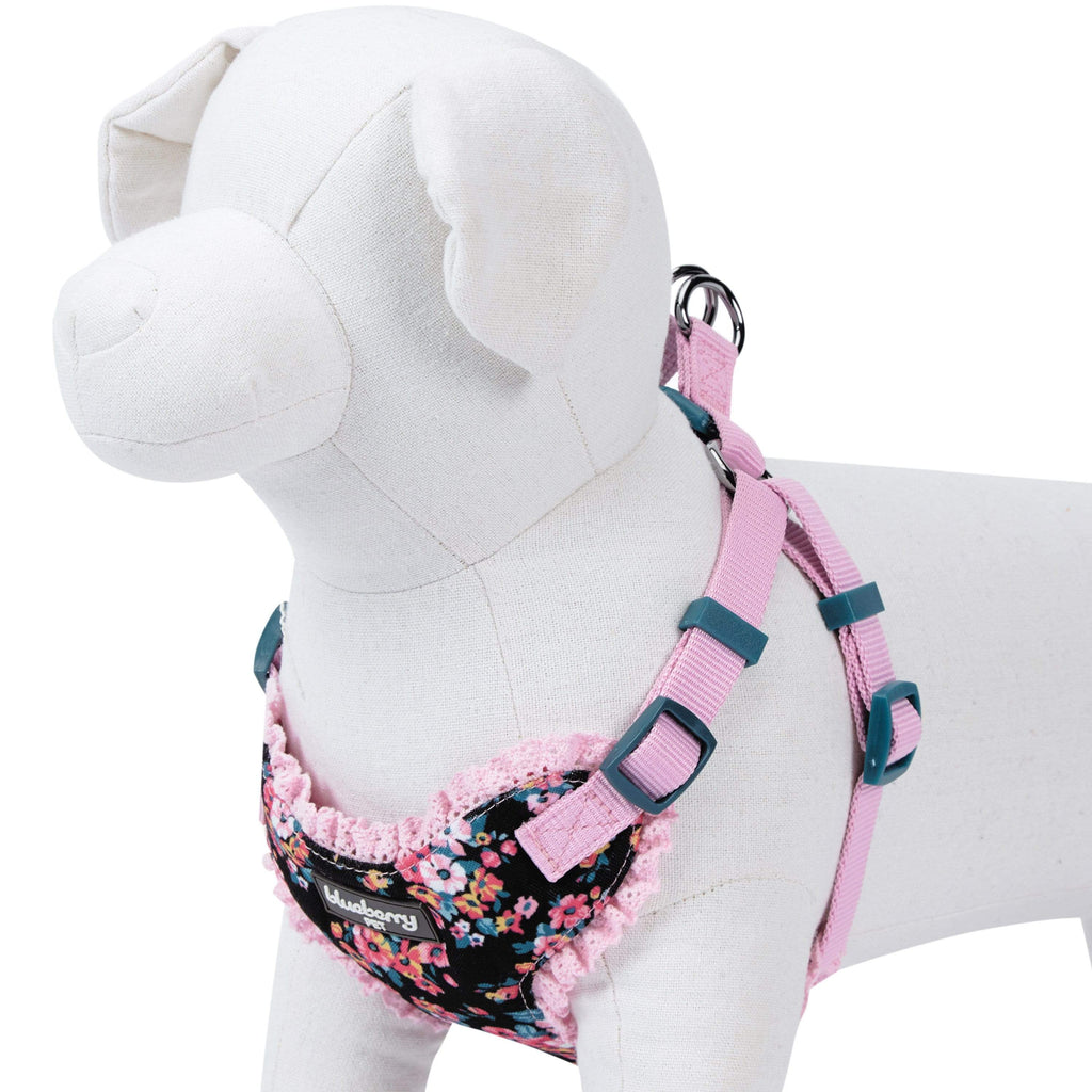 Blueberry Pet Made Well Floral Print Dog Harness Vest