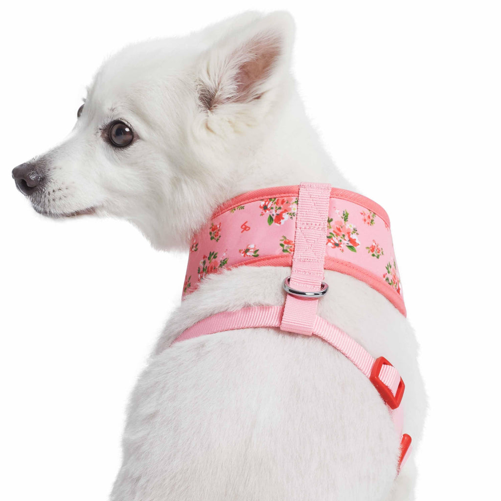 Pink & White Plaid Designer Dog Harness Coat and Matching Leash-  XSmall-2X-Large