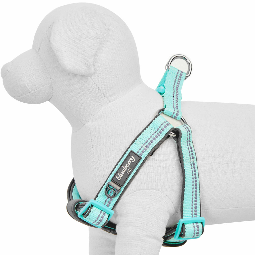 3M Reflective Dog Harness Soft Step in Harness for Small Medium Large Pet Blueberry Pet