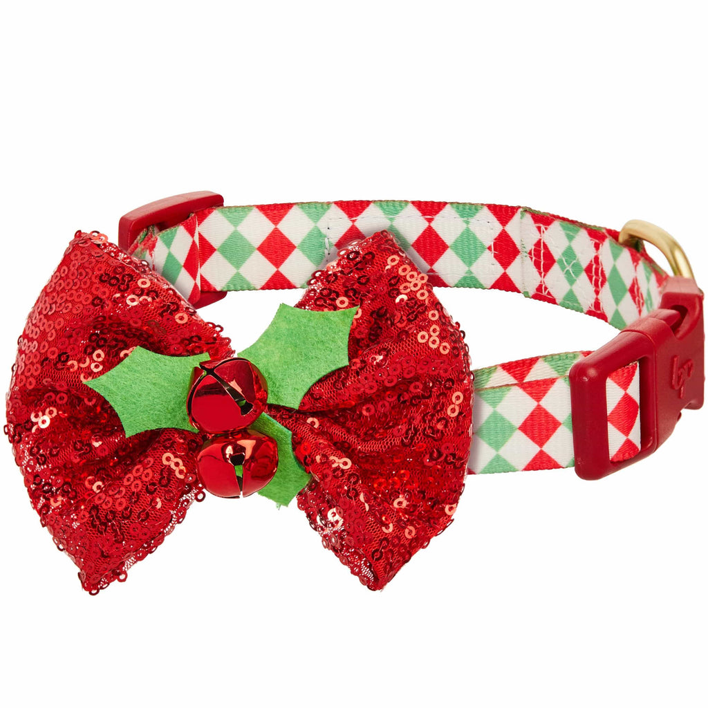 Blueberry pet christmas collars hotsell