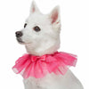 Dog Collar Blueberry Pet My Little Princess Dog Collar with Embroidered Mesh and Bowtie French Pink / X-Small